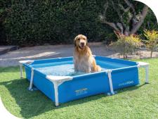 Каркасный бассейн для собак фильтр-насос, скиммер 152х152х30см 1шт/упак 48402